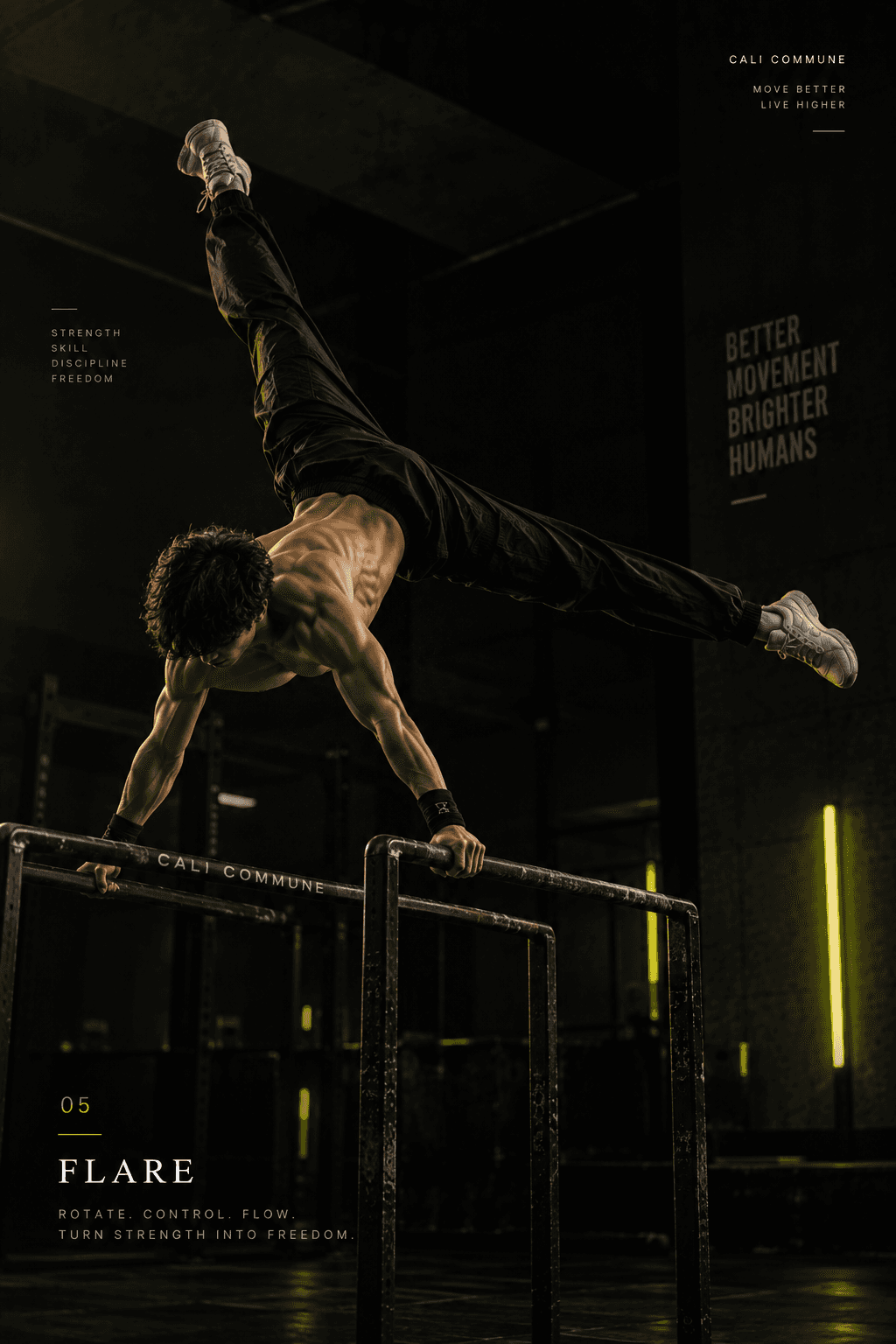 FLARE — calisthenics skill demonstration